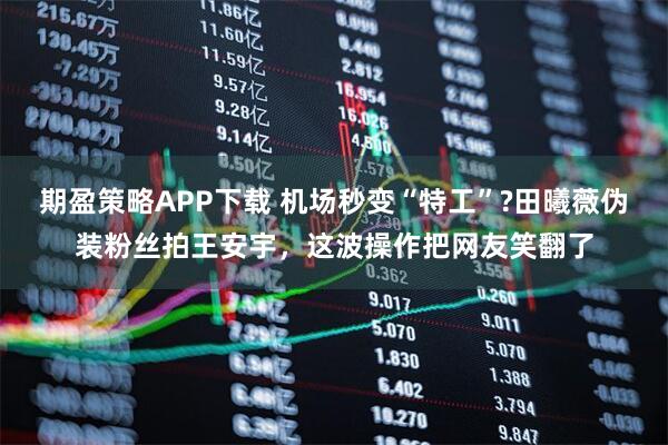 期盈策略APP下载 机场秒变“特工”?田曦薇伪装粉丝拍王安宇，这波操作把网友笑翻了